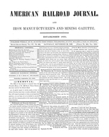 American Railroad Journal September 30, 1848