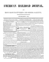 American Railroad Journal October 28, 1848