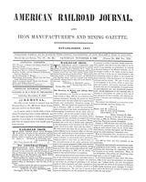 American Railroad Journal November 4, 1848