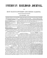American Railroad Journal January 13, 1849