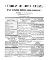 American Railroad Journal March 3, 1849