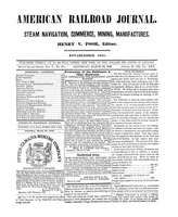 American Railroad Journal March 24, 1849