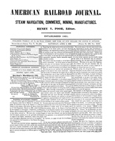 American Railroad Journal April 7, 1849