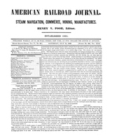 American Railroad Journal July 21, 1849