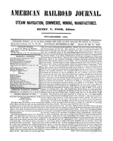 American Railroad Journal September 15, 1849