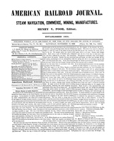 American Railroad Journal November 17, 1849