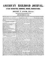 American Railroad Journal May 24, 1856