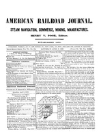 American Railroad Journal April 6, 1850
