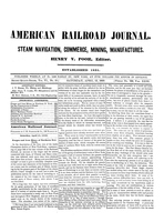 American Railroad Journal April 13, 1850