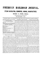 American Railroad Journal April 20, 1850