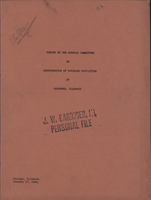 Report of the General Committee on Coordination of Railroad Facilities at Rockford, Illinois
