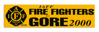IAFF Fire Fighter for Gore Bumper Sticker