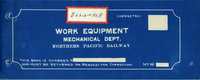 Northern Pacific Railway Equipment - diagrams of work equipment.
