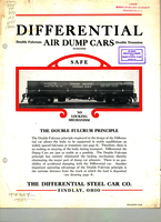 Differential Patented Air Dump Cars with Axless Trucks