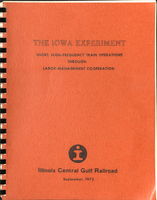 The Iowa experiment : short, high-frequency train operations through labor-management cooperation.