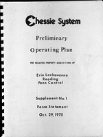 Chessie System Preliminary Operating Plan Supplement No. 1