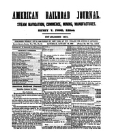 American Railroad Journal January 10, 1852