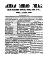American Railroad Journal January 17, 1852