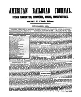American Railroad Journal January 24, 1852