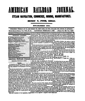 American Railroad Journal February 7, 1852