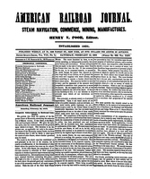 American Railroad Journal February 14, 1852