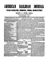 American Railroad Journal June 5, 1852