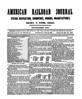 American Railroad Journal June 19, 1852