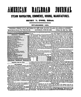 American Railroad Journal June 26, 1852