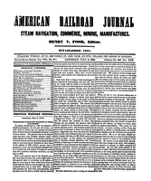American Railroad Journal July 3, 1852