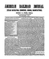 American Railroad Journal July 10, 1852