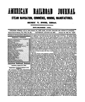 American Railroad Journal August 28, 1852