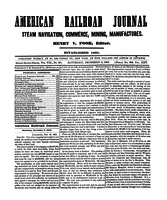 American Railroad Journal December 4, 1852