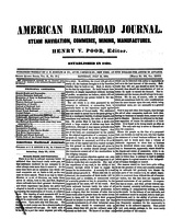 American Railroad Journal July 22, 1854