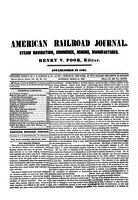 American Railroad Journal March 31, 1855