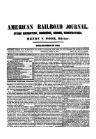 American Railroad Journal April 28, 1855