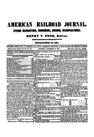 American Railroad Journal November 24, 1855