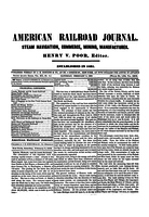 American Railroad Journal February 9, 1856