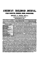 American Railroad Journal February 23, 1856