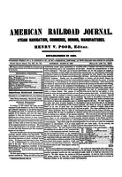 American Railroad Journal March 22, 1856