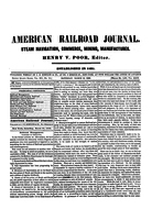 American Railroad Journal March 29, 1856
