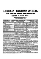 American Railroad Journal April 19, 1856