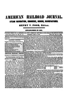 American Railroad Journal April 26, 1856