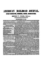 American Railroad Journal July 12, 1856