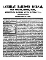 American Railroad Journal November 5, 1870