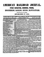 American Railroad Journal November 19, 1870