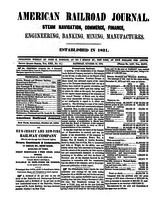 American Railroad Journal October 10, 1874