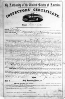 Robert E. Lee Inspector's Certificate