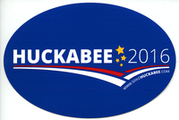Mike Huckabee "Huckabee 2016" Sticker