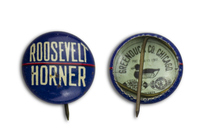 Roosevelt-Horner Blue Button
