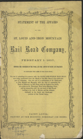   Statement of the affairs of the St Louis and Iron Mountain Rail Road Company, Feb. 1, 1857 